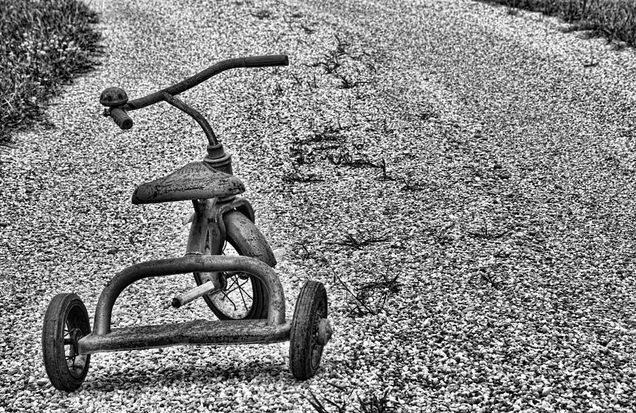 Trike in Black and White Photograph by John Crothers