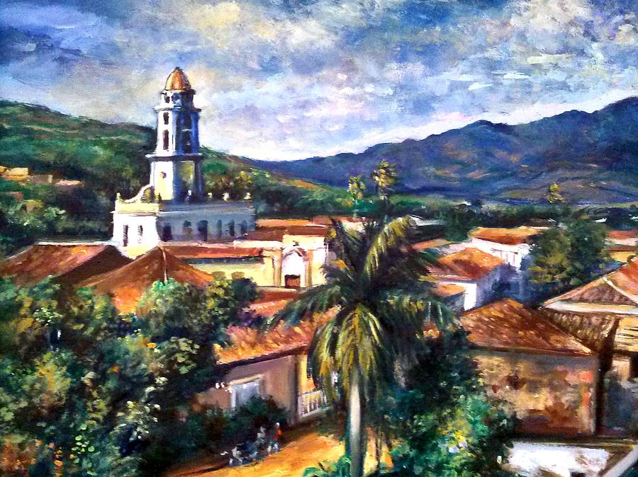 Trinadad Cuba Painting by Philip Corley
