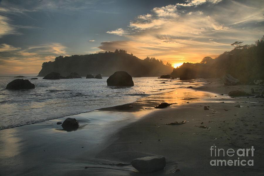 Trinidad Sunset Reflections Photograph by Adam Jewell