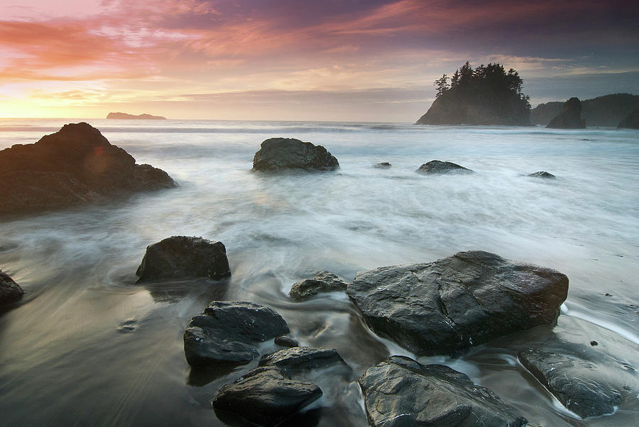 Sunset Photograph - Trinidad Sunset Seascape by Greg Nyquist