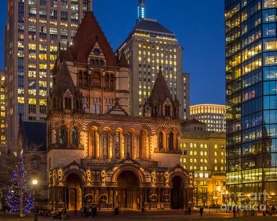 Trinity Church in Copley Square Photograph by Susan Cole Kelly