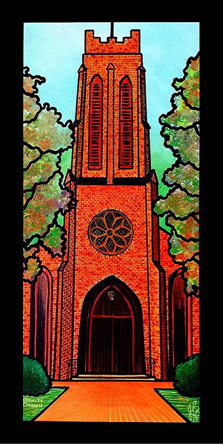 Trinity Church Painting by Jim Harris