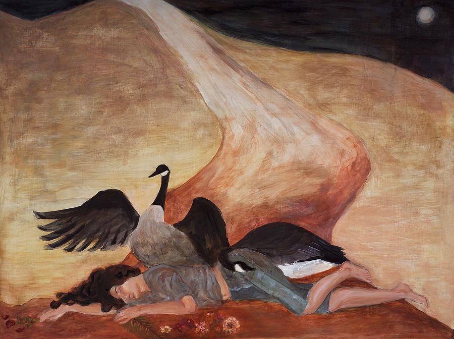 Goose Painting - Trinity by Jessica Shirley