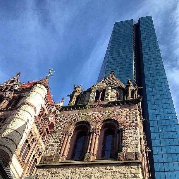 Boston Photograph - #trinitychurch #boston #bostonusa by Joann Vitali