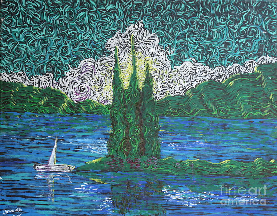 Trinty Lake Series III Painting by Stefan Duncan