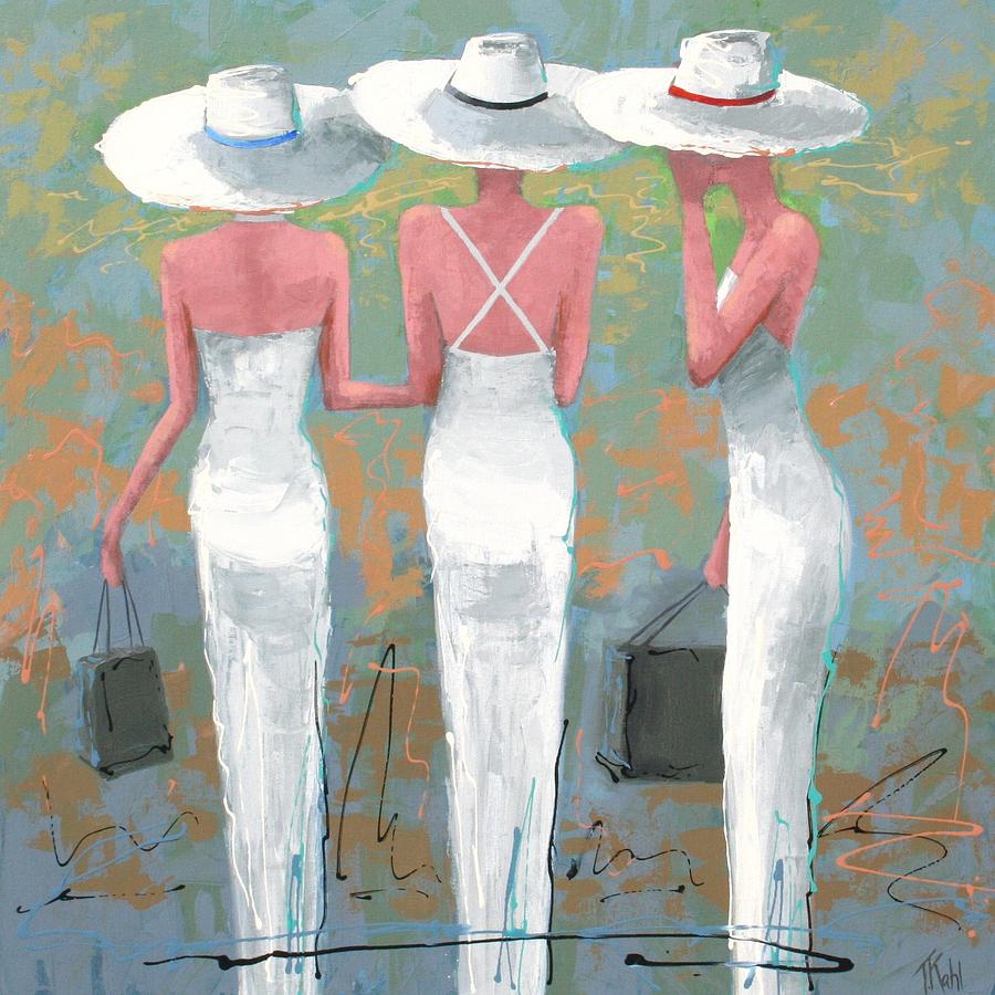 Hat Painting - Trio by Thalia Kahl