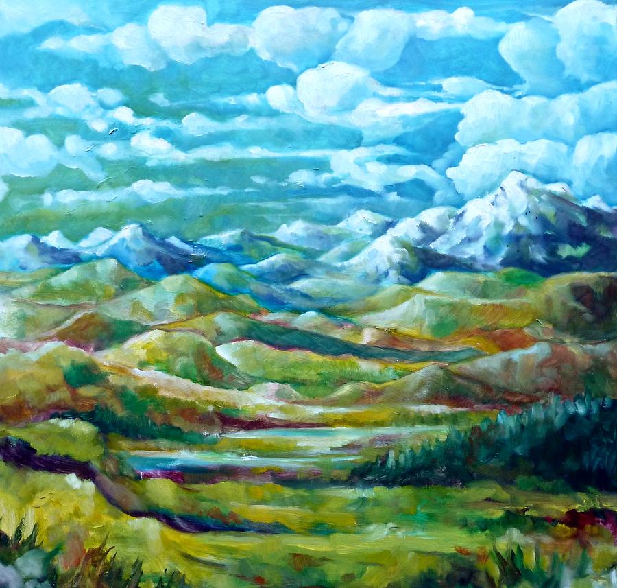 Mountain Painting - Trip Mountain by Daniel Strand