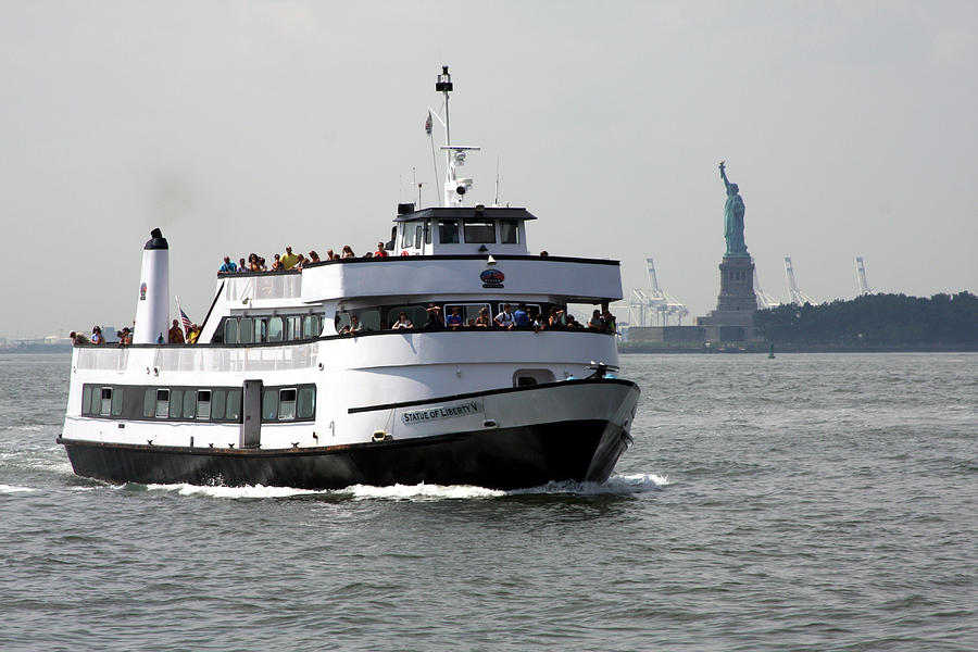 Trip to New York Harbor Photograph by Vadim Levin