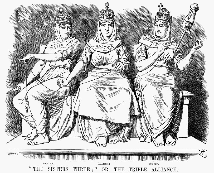 Triple Alliance, 1888 Painting by Granger Pixels