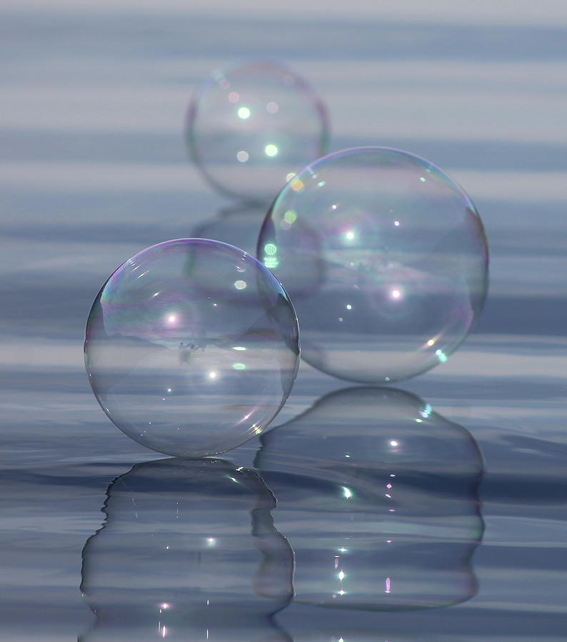 Triple Bubbles Photograph by Cathie Douglas