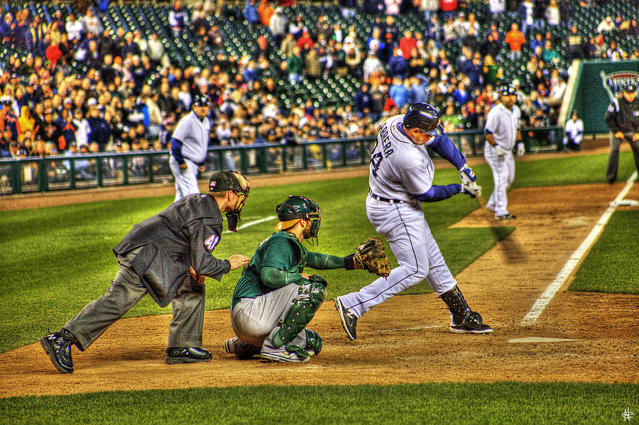 Triple Crown Winner Detroit Tigers Miguel Cabrera Photograph by A And N Art
