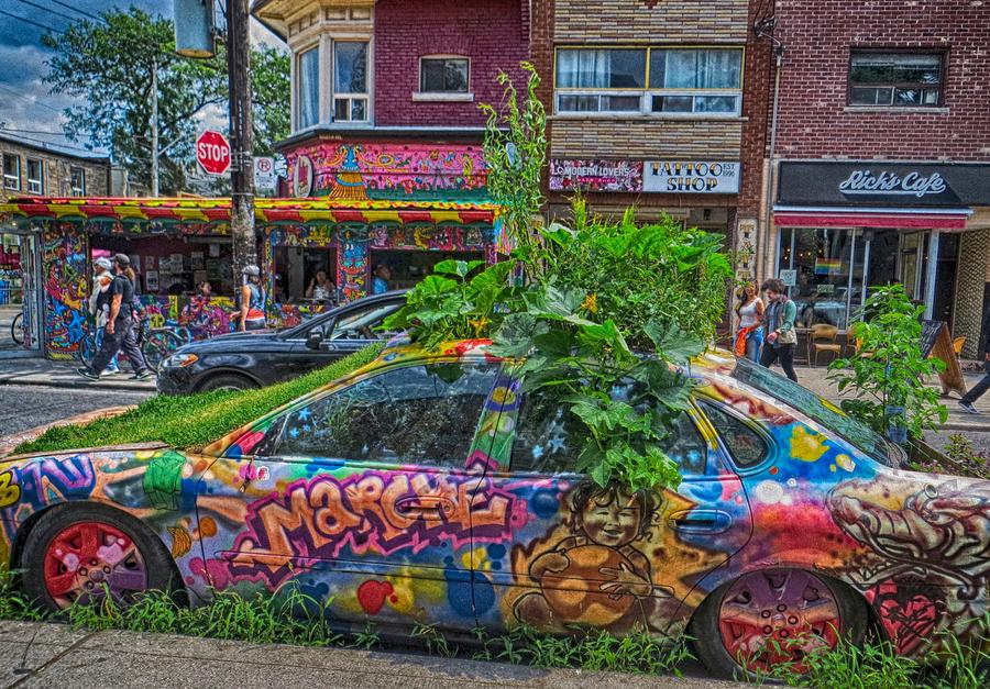 Tripping in Kensington Market Photograph by Jade Moon