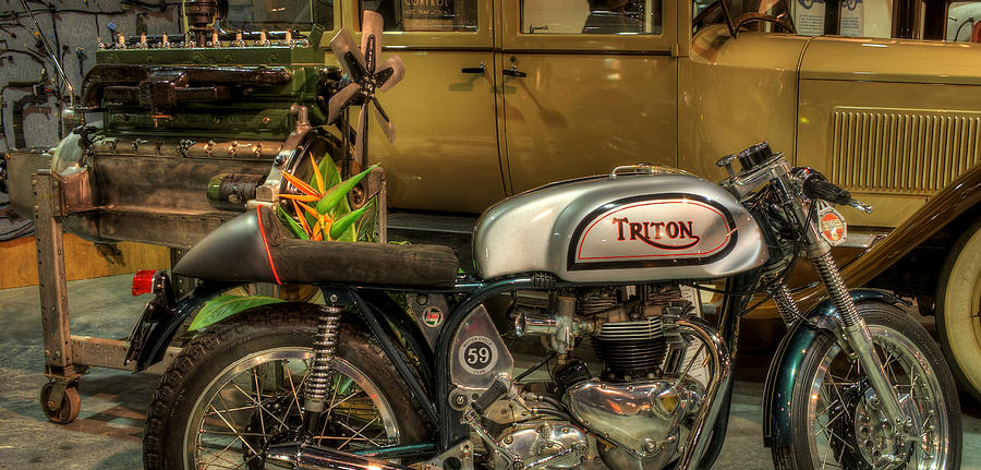 Triton Motorbike Photograph by David Dufresne