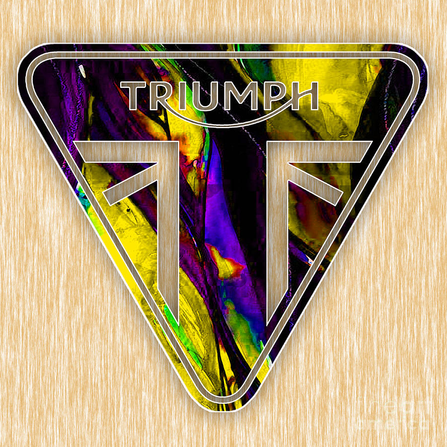 Triumph Motorcycles Mixed Media by Marvin Blaine