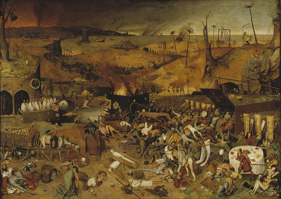 Skeleton Painting - Triumph of Death by Pieter Bruegel the Elder