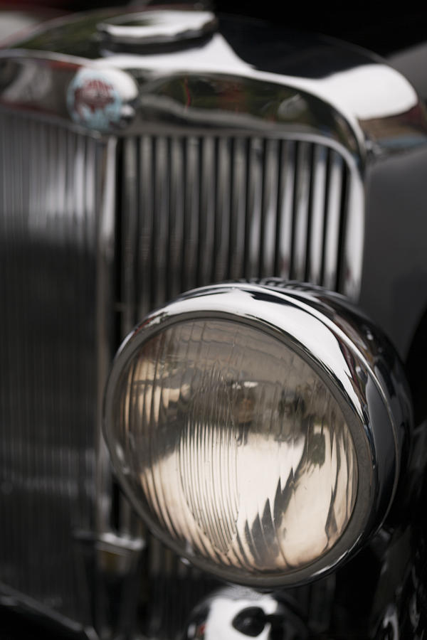 Triumph Roadster One Headlight Photograph by Scott Campbell