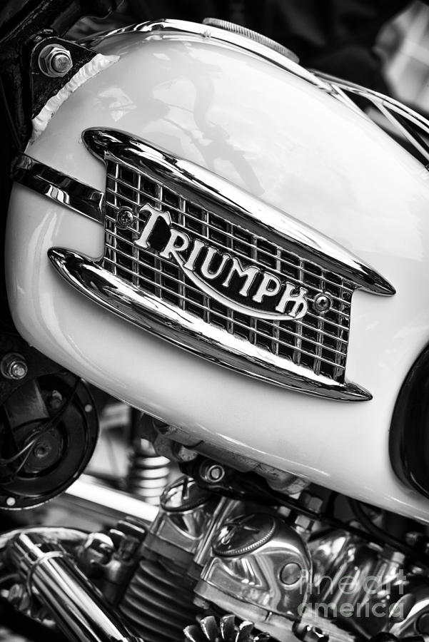Triumph Tiger 90 Monochrome Photograph by Tim Gainey