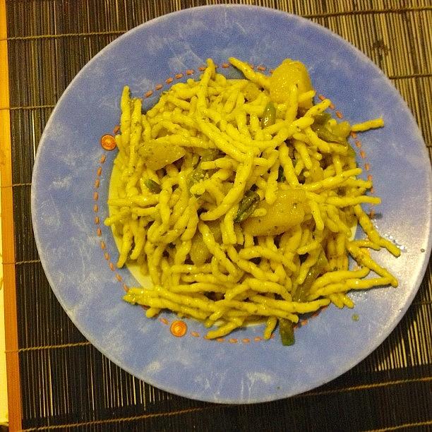 Trofie Pasta With Green Beans And Photograph by L. Chris Curry