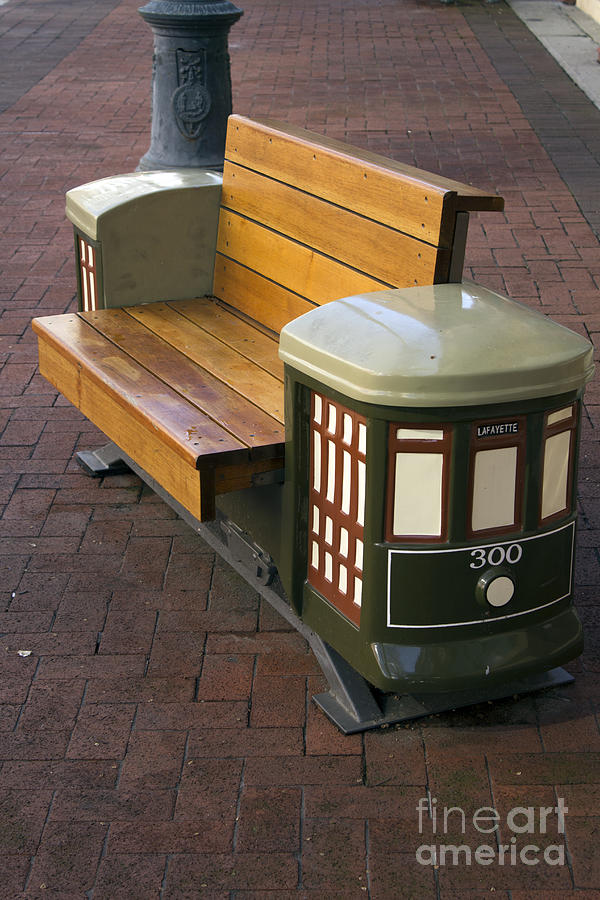 Trolley Bench Photograph by Steven Parker