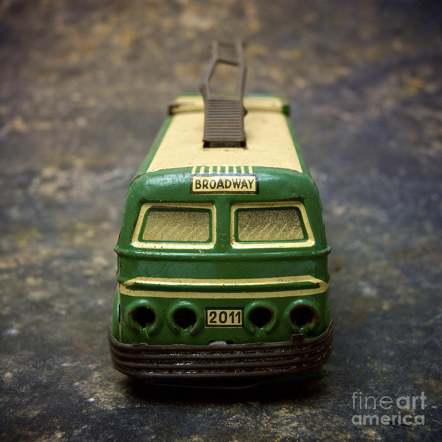 Toy Photograph - Trolley Bus Toy by Bernard Jaubert