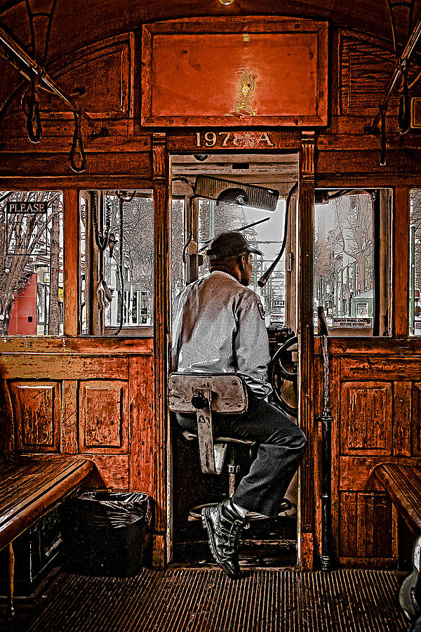 Trolley Driver Photograph by Jim Painter