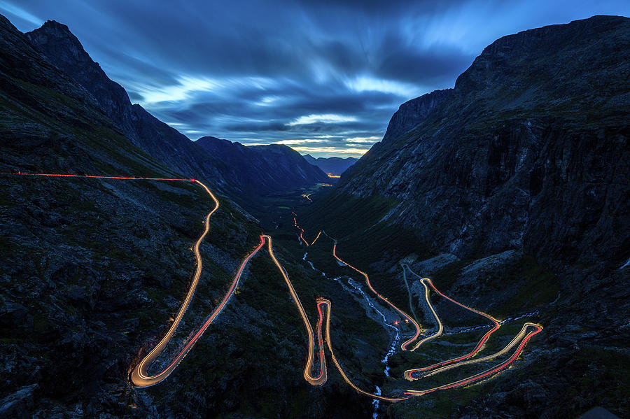 Mountain Photograph - Trollstigen by Jiri Paur