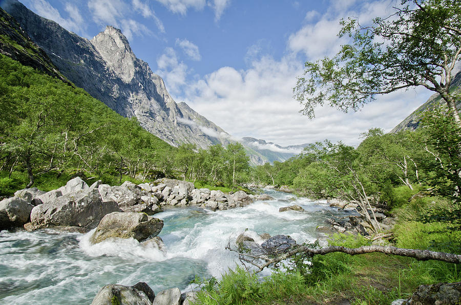 Trollstigen River Photograph by James Kennedy