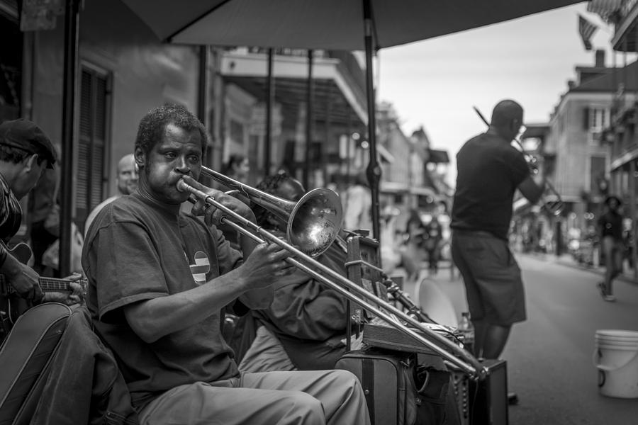 Trombone in New Orleans 2 Photograph by David Morefield