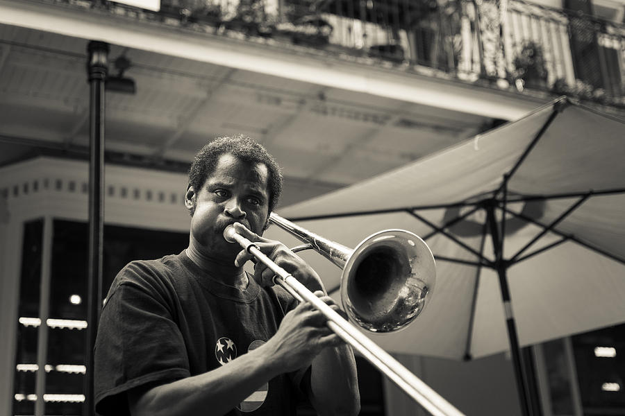 Trombone in New Orleans Photograph by David Morefield