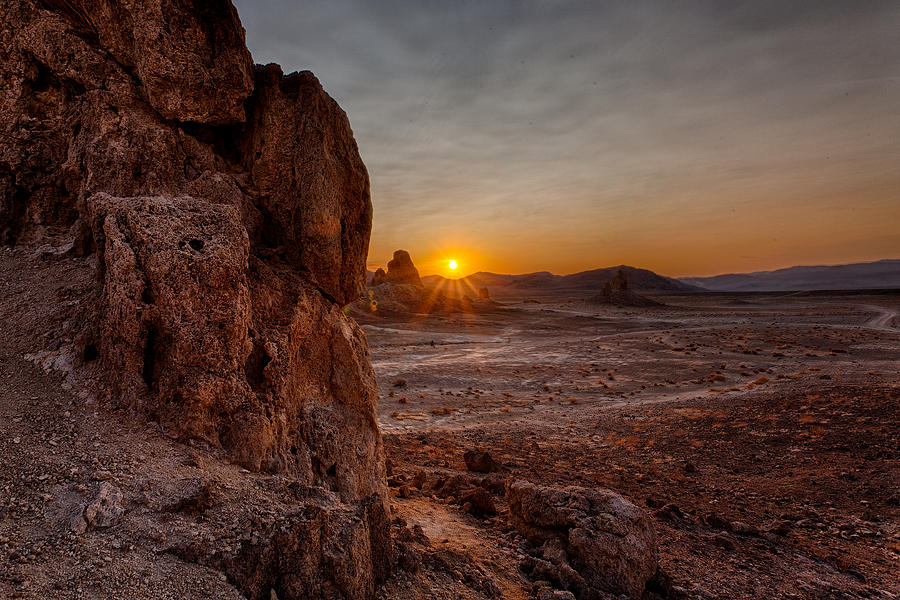 Trona Sunset Photograph by Peter Tellone