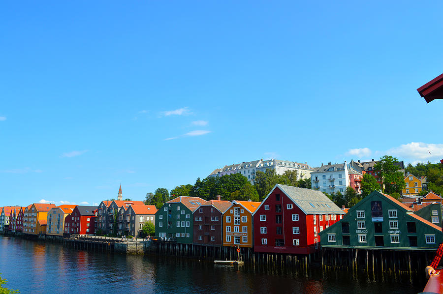 Trondheim Waterfront 2 Photograph by Carol Eliassen