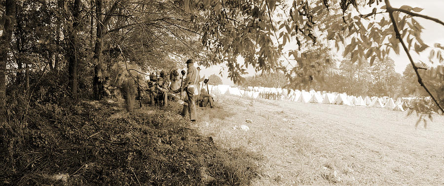 Troops at Rest - Antietam Reenactment Photograph by Jan W Faul
