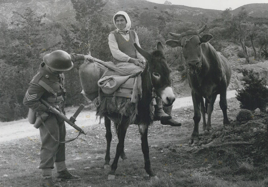 Troops In Cyprus Carry Out Mountain Search. Photograph by Retro Images Archive
