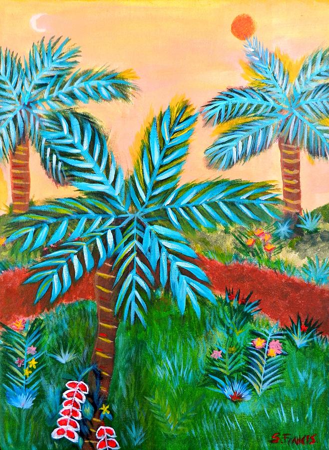 Summer Painting - Tropic Afternoon by Sierra Francis