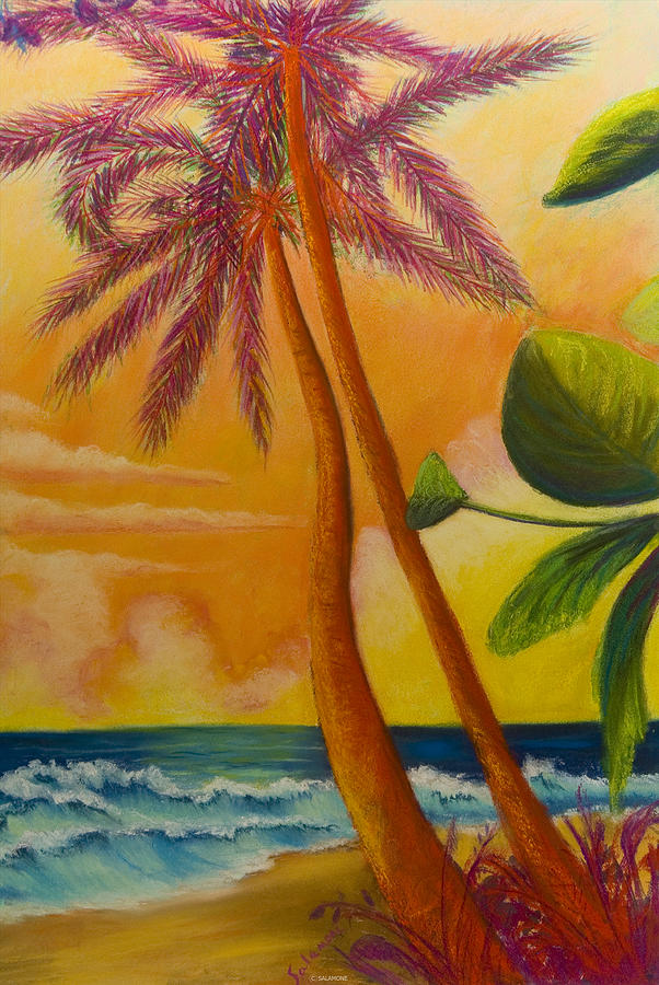 Tropic Fire Pastel by Brenda Salamone