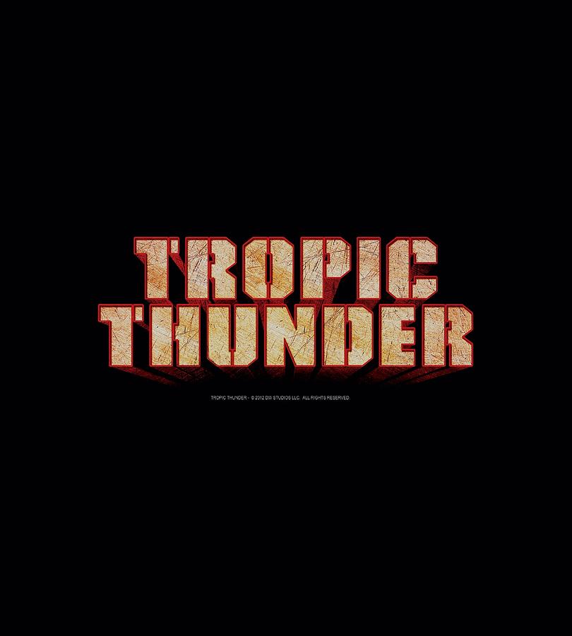 Robert Downey Jr Digital Art - Tropic Thunder - Title by Brand A