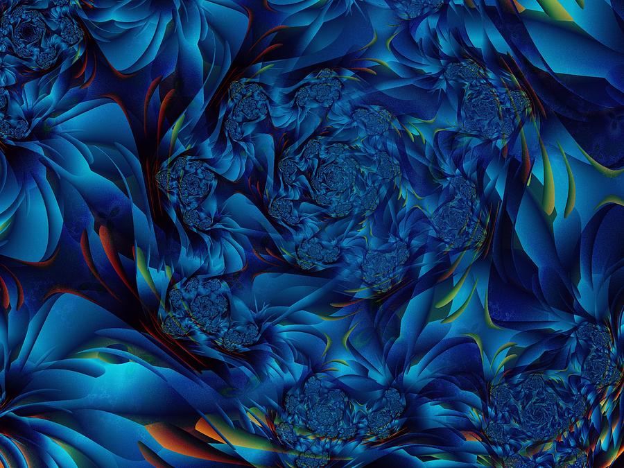 Tropical Blue Digital Art by Richard Ortolano