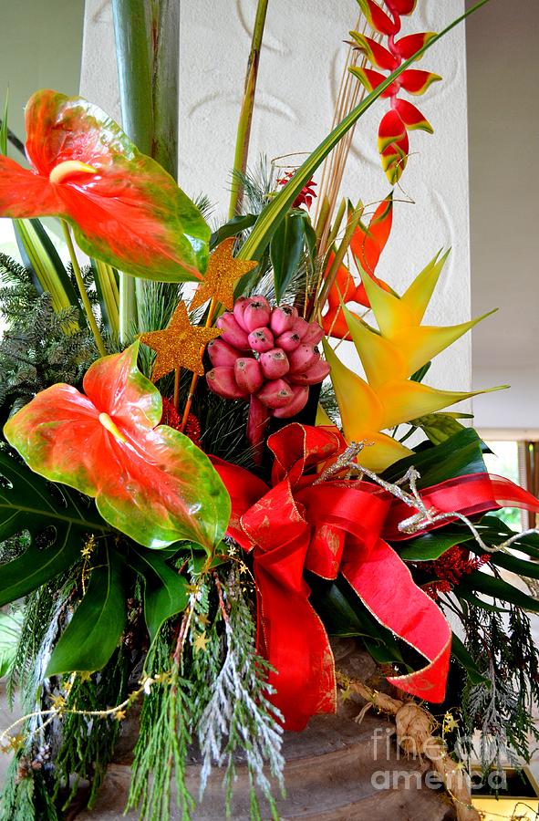Tropical Christmas Bouquet Photograph by Mary Deal