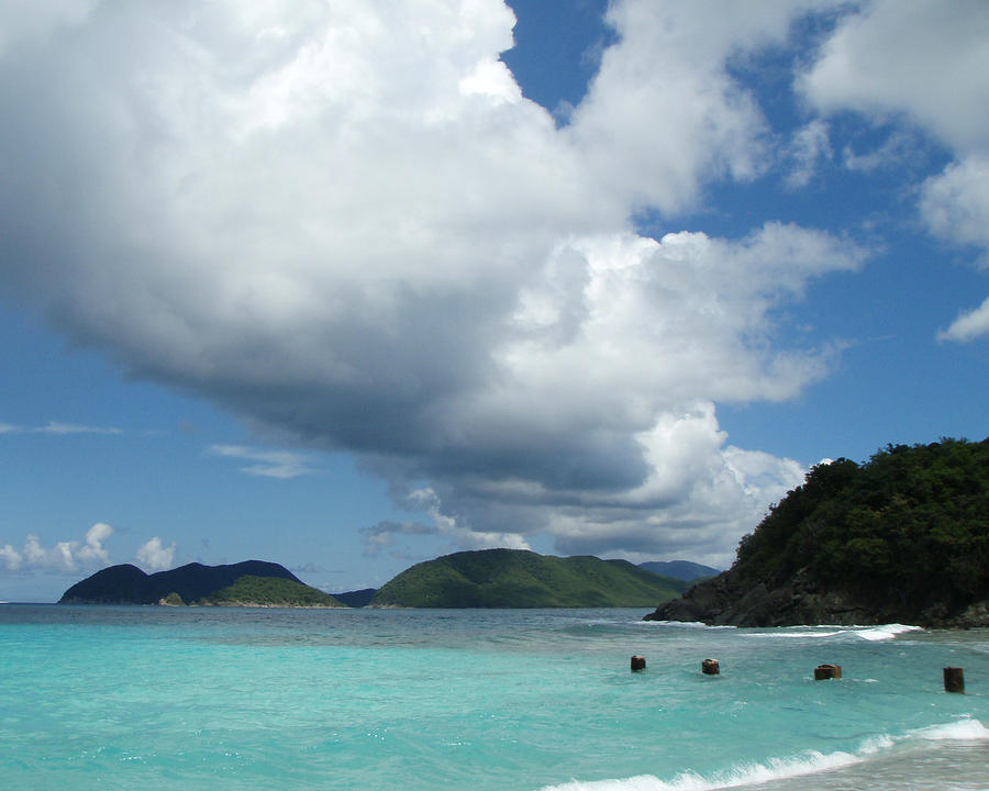 Paradise Photograph - Tropical Cloud Band by Russell  Anderson