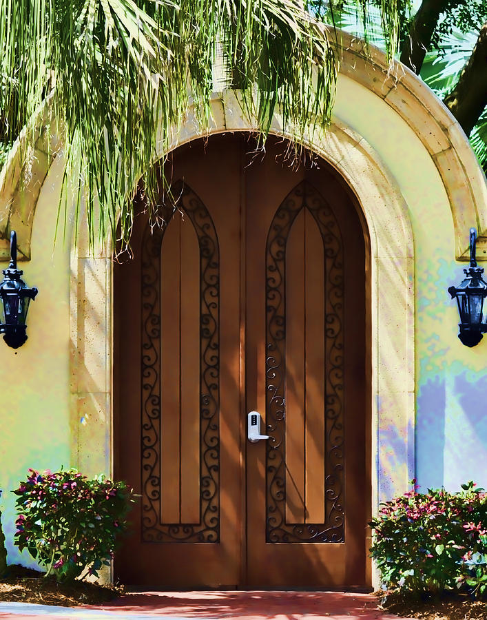 Tropical Door Photograph by Sandy Poore