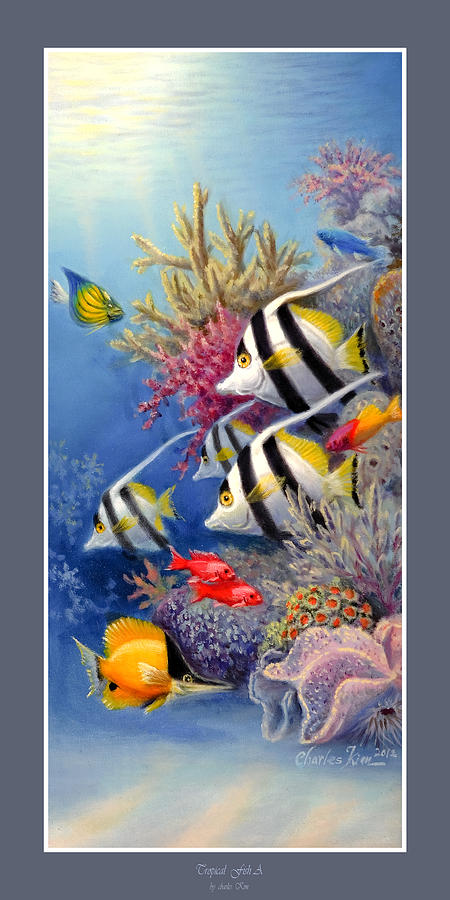 Tropical Fish B Painting By Charles Kim - Fine Art America