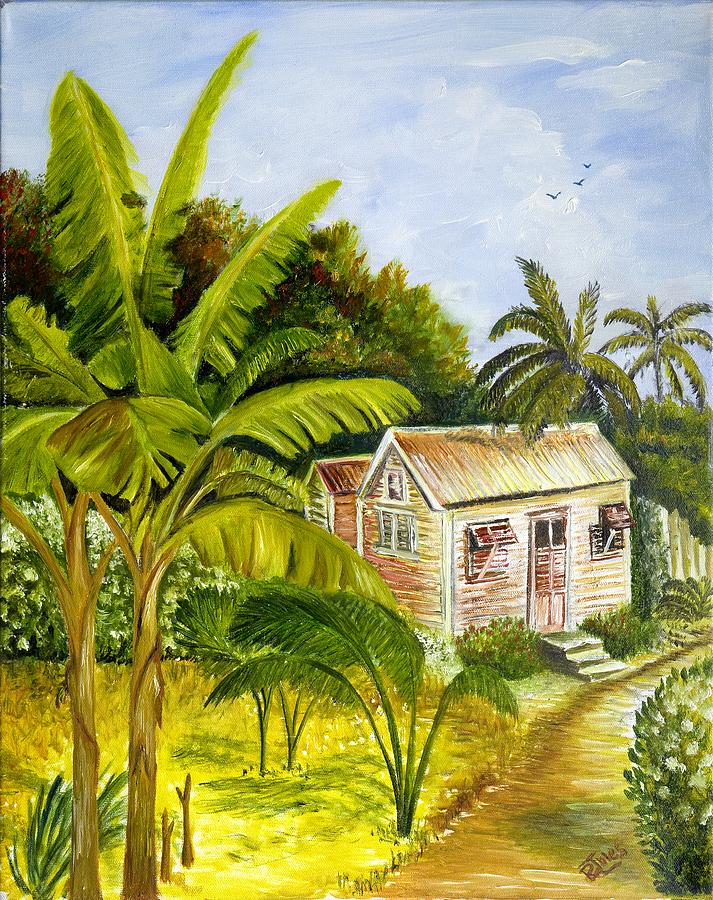 Tropical Haven Painting by Richard Jules