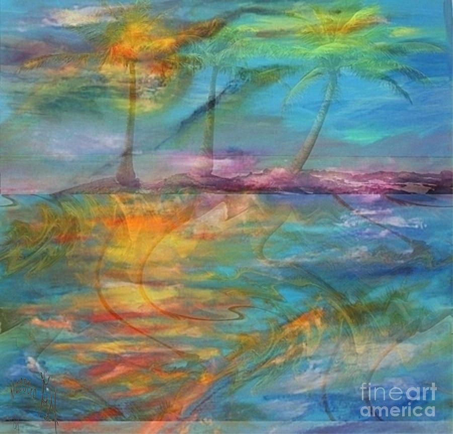 Tropical Haze Painting by PainterArtist FIN