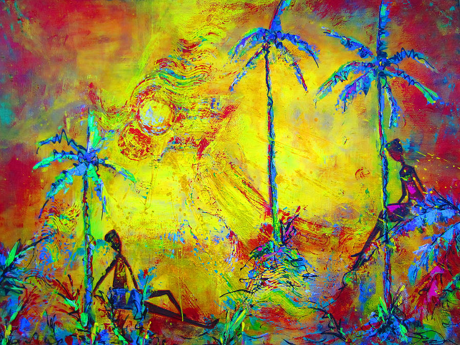 Tropical Heat Wave Painting by Cheryl Ehlers - Fine Art America