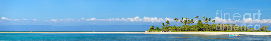 Tropical Island in Ocean Photograph by Boon Mee