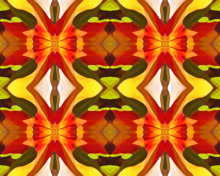 Tropical Leaf Pattern 15 Painting by Amy Vangsgard