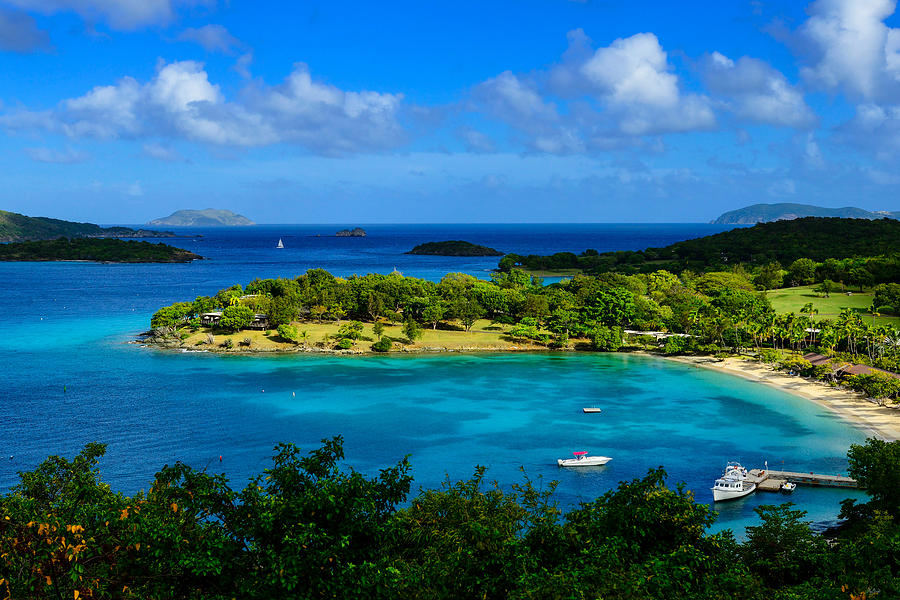 Tropical Paradise in the Virgin Islands Photograph by Greg Norrell