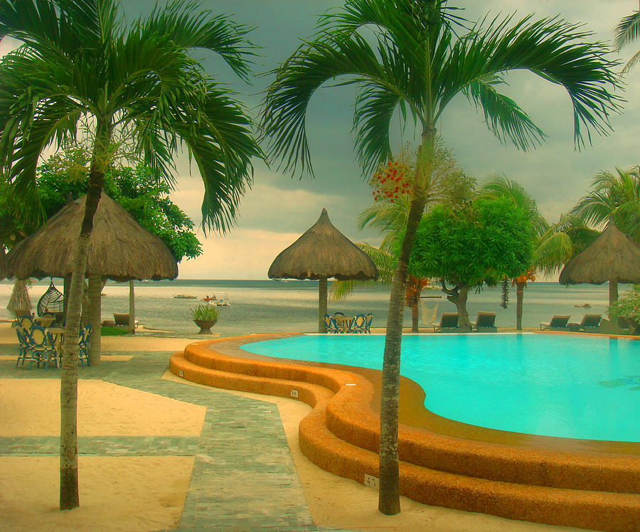 Tropical Resort Photograph by Emelyn McKitrick
