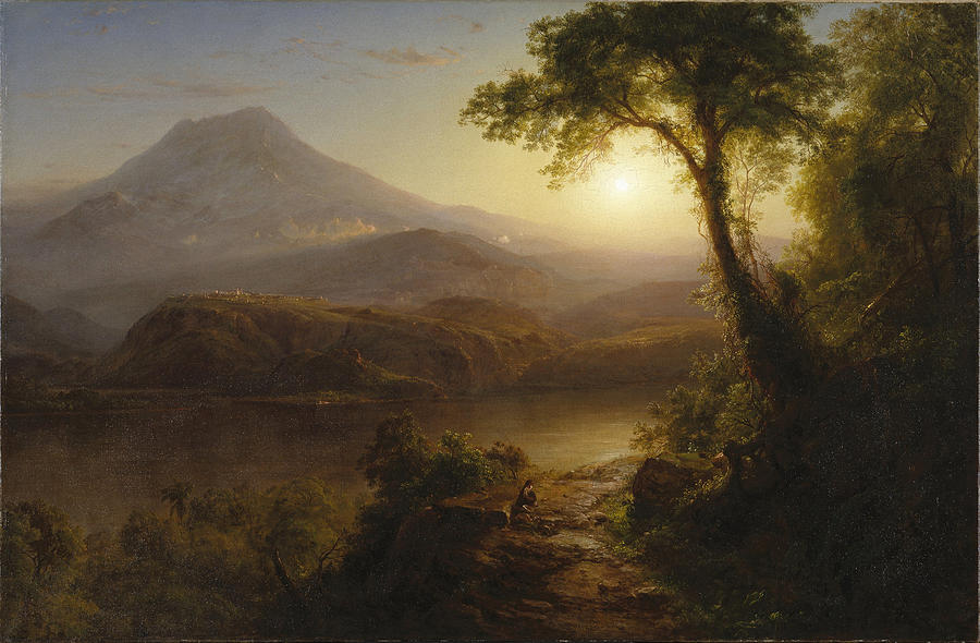 Frederic Edwin Church Painting - Tropical Scenery by Frederic Edwin Church