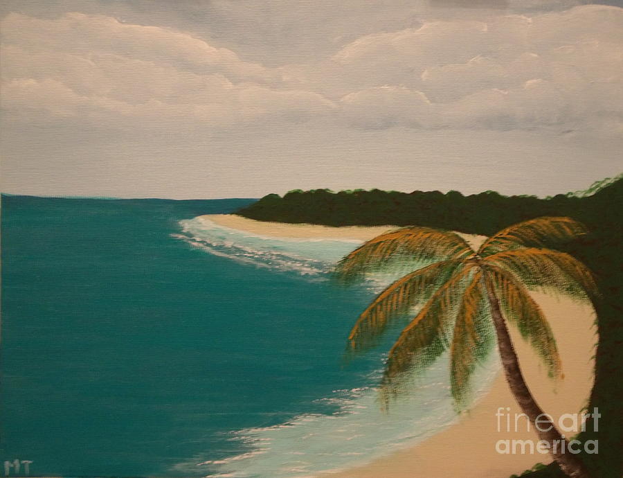 Beach Painting - Tropical Shore by Michelle Treanor